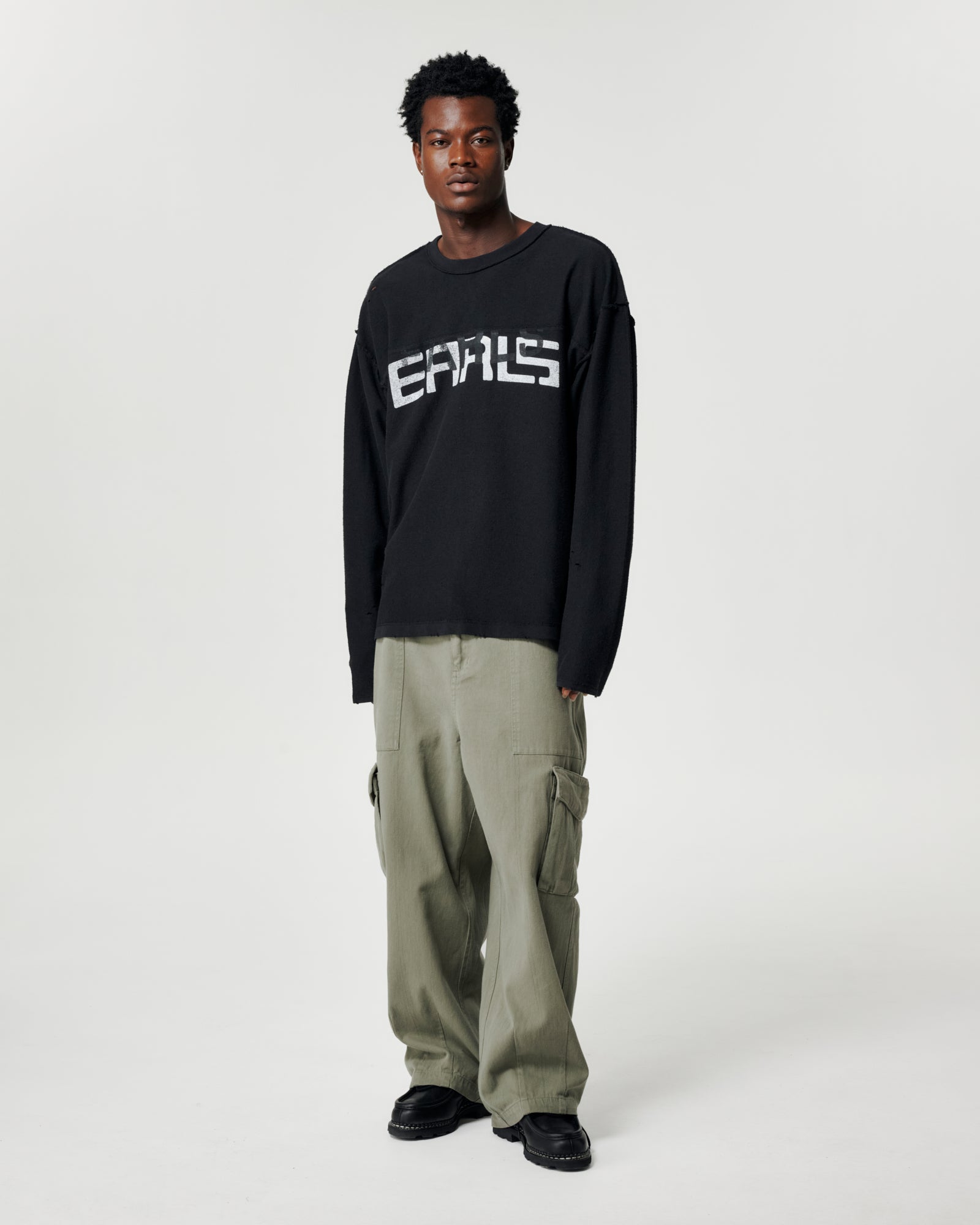 Decimated Long Sleeve - Black