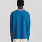 L/S Sports Polo - Blue/Pristine