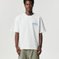 Thick Stitch Block Tee - White/Ice