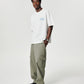 Thick Stitch Block Tee - White/Ice