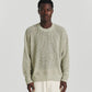 Linen Knit Crew - Green