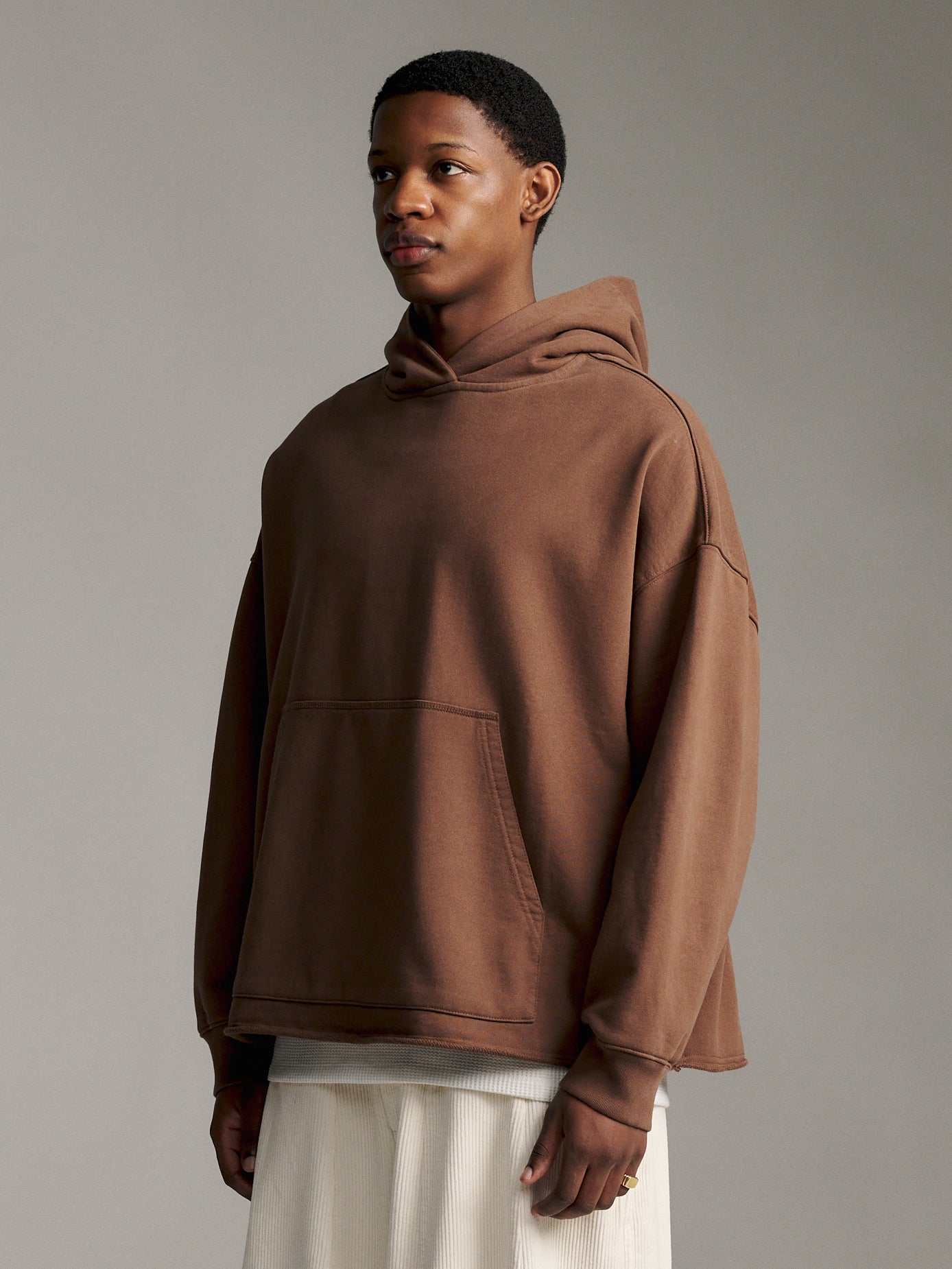 Felt Hood - Chocolate