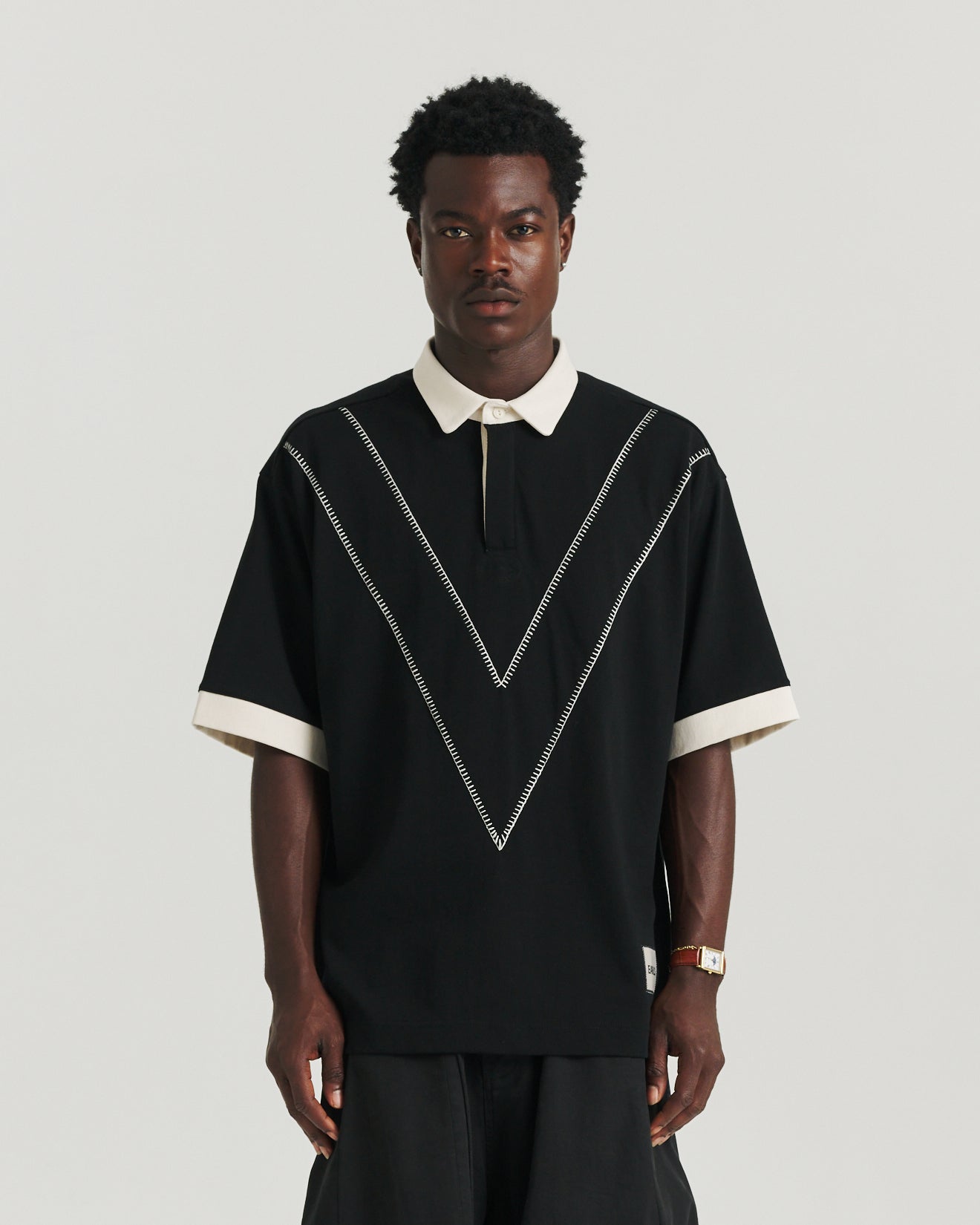 Chevron Rugby - Black