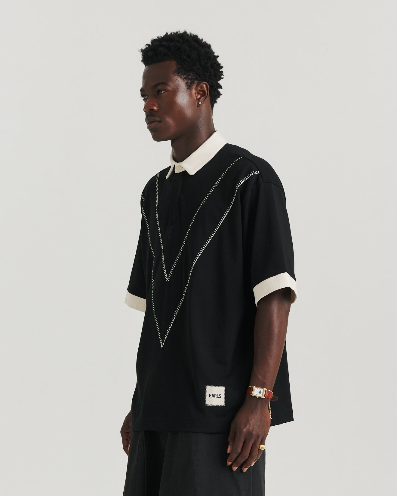 Chevron Rugby - Black