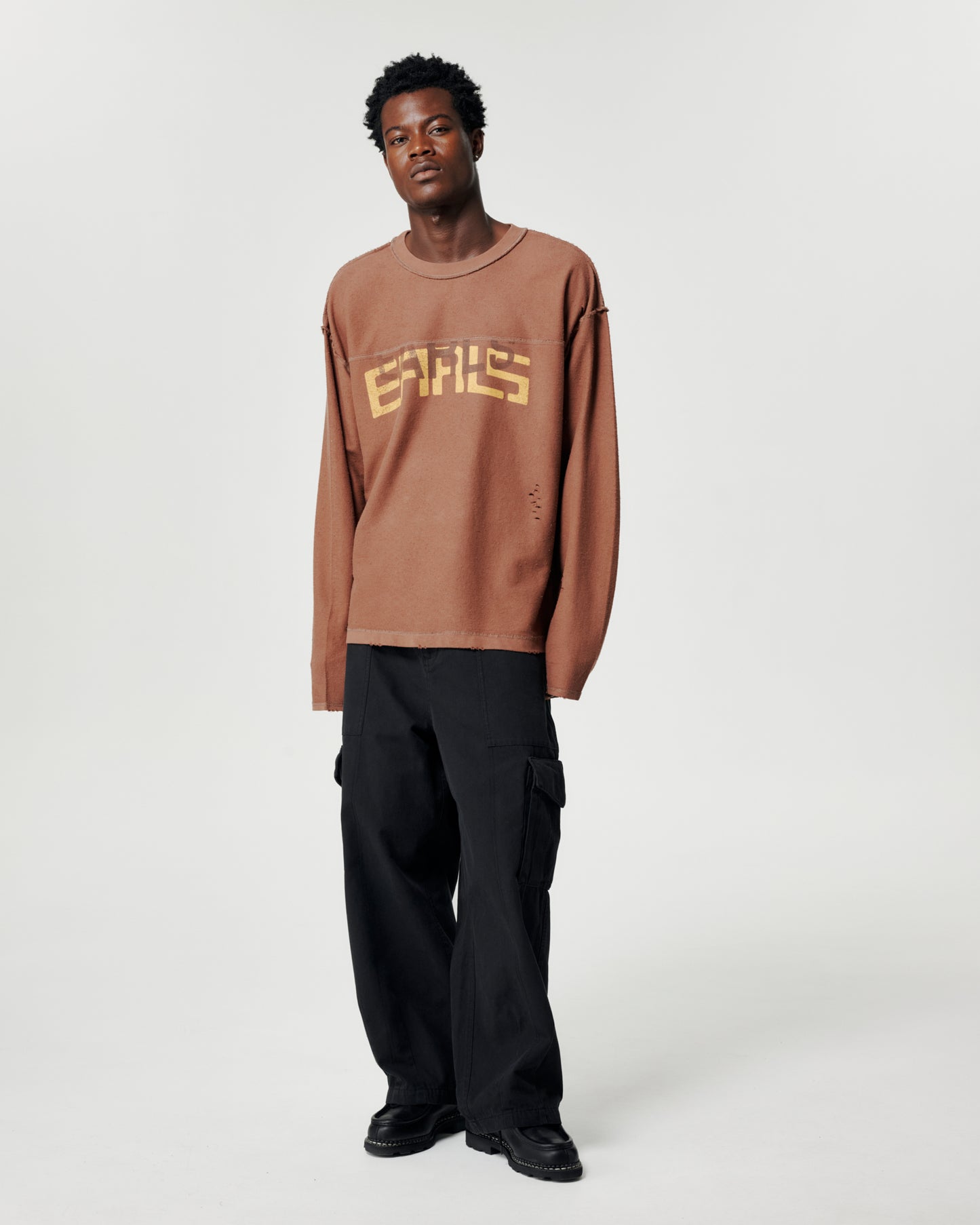 Decimated Long Sleeve - Brown
