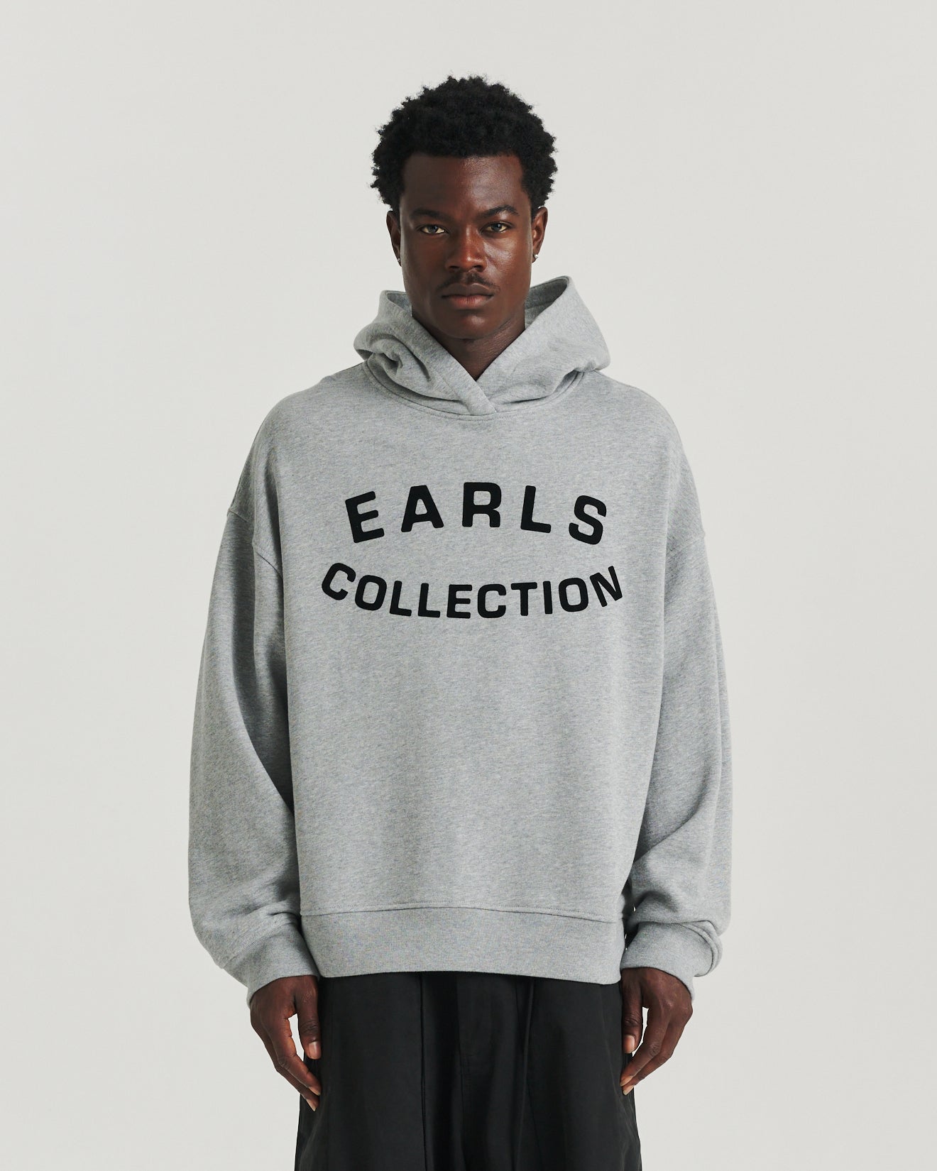 Flock Hood - Grey Marle