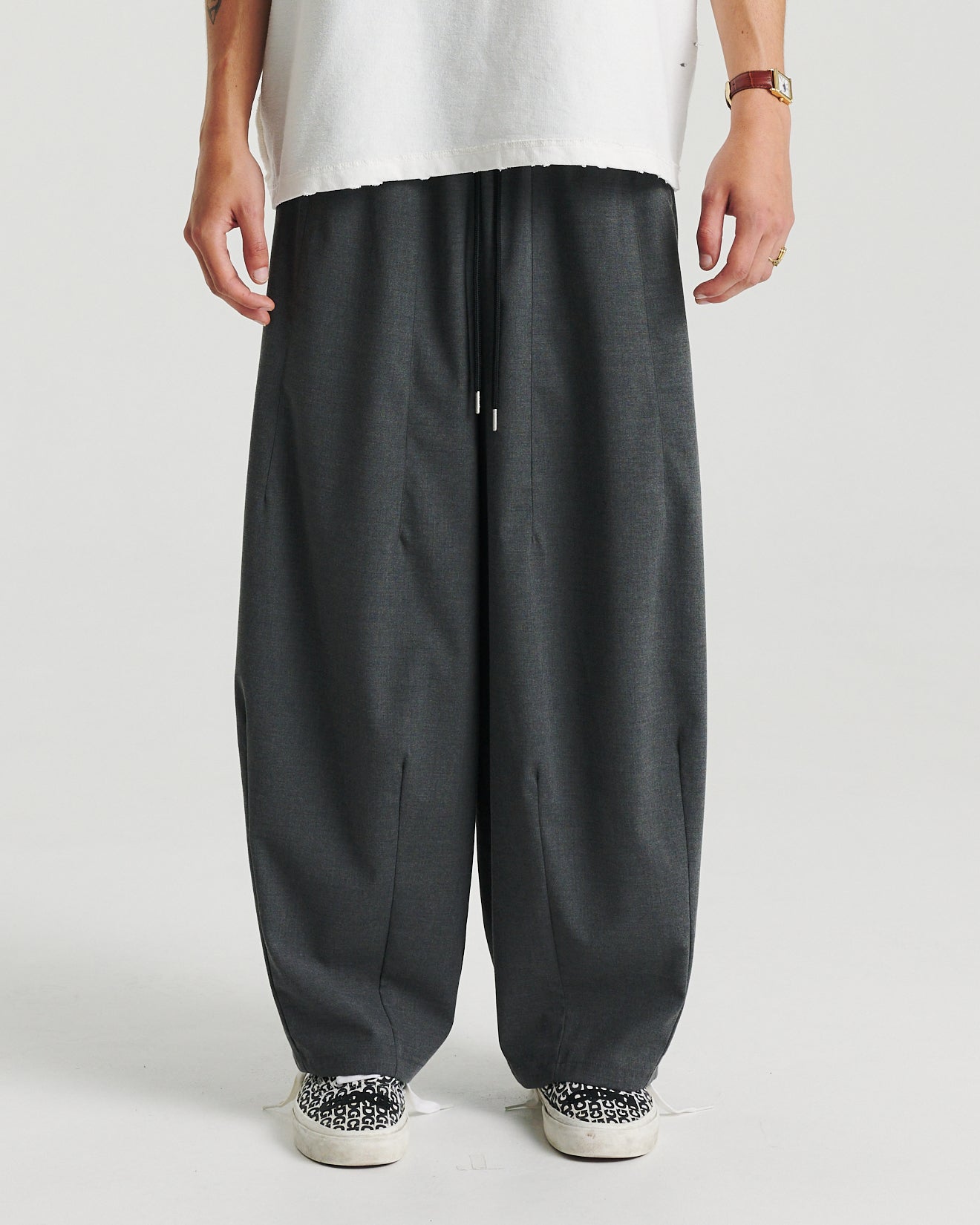Formal Relax Pant - Charcoal