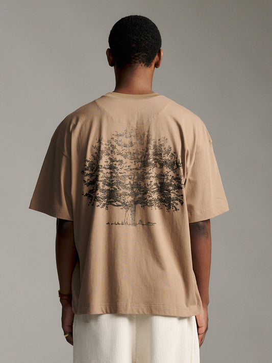 Family Tree Tee - Light Brown