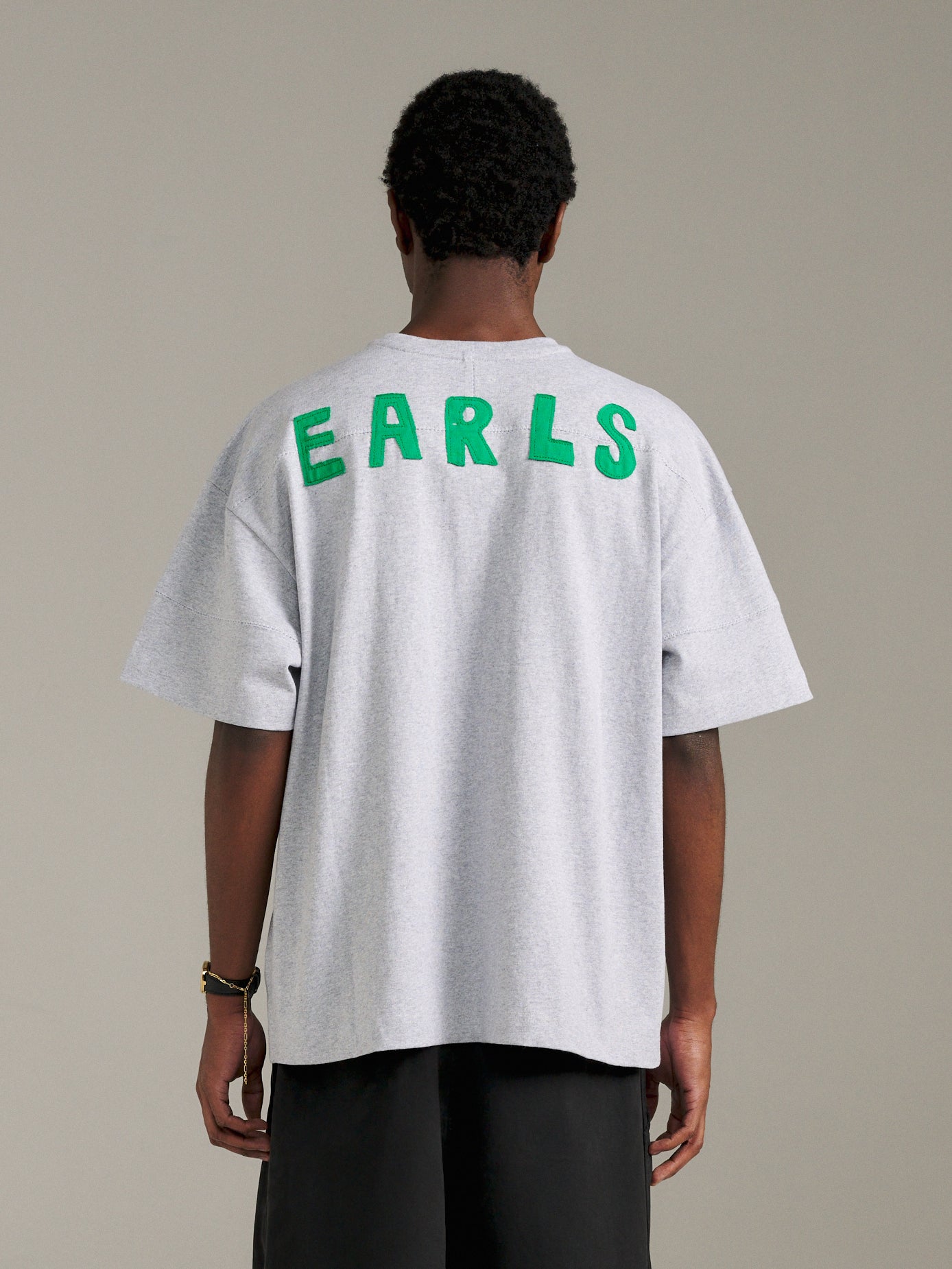 ZigZag Tee - Grey Marle/Green