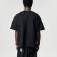 Thick Stitch Block Tee - Black/Grey
