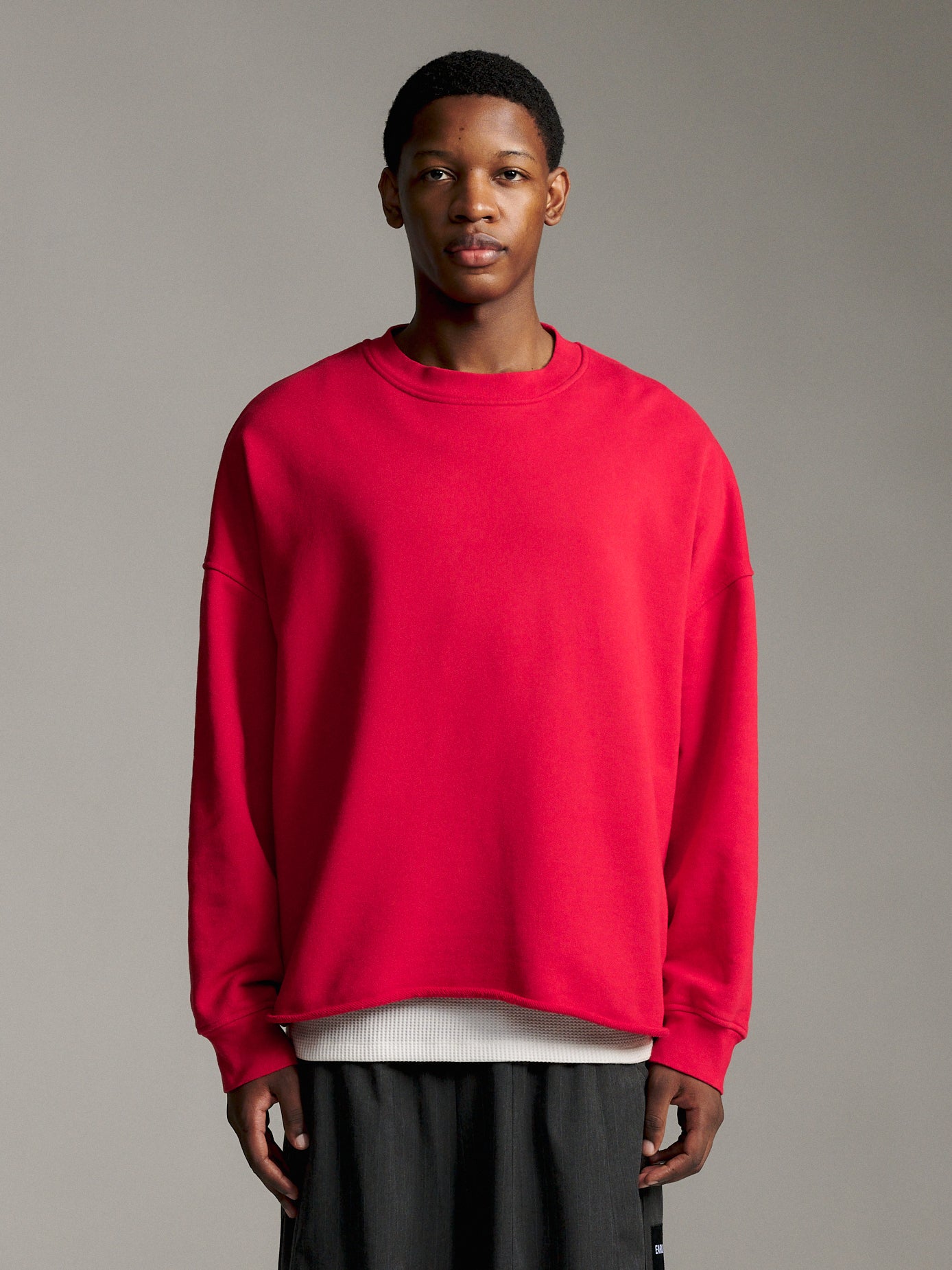 Raw Edge Crew - Red