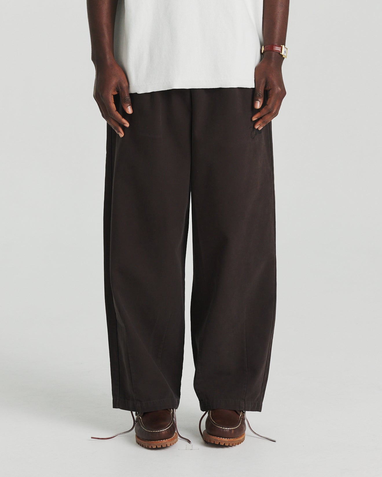Canvas Easy Pant - Chocolate