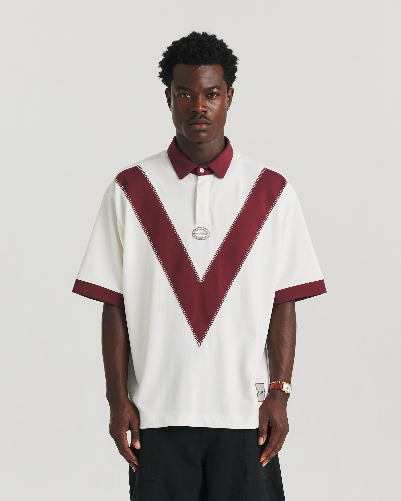 Chevron Rugby - Off White