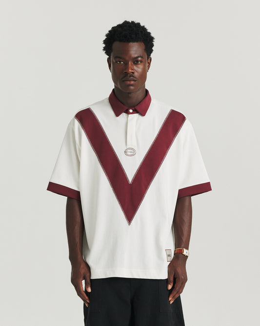Chevron Rugby - Off White