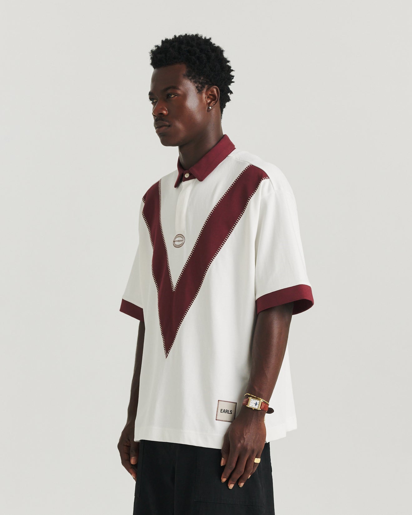 Chevron Rugby - Off White