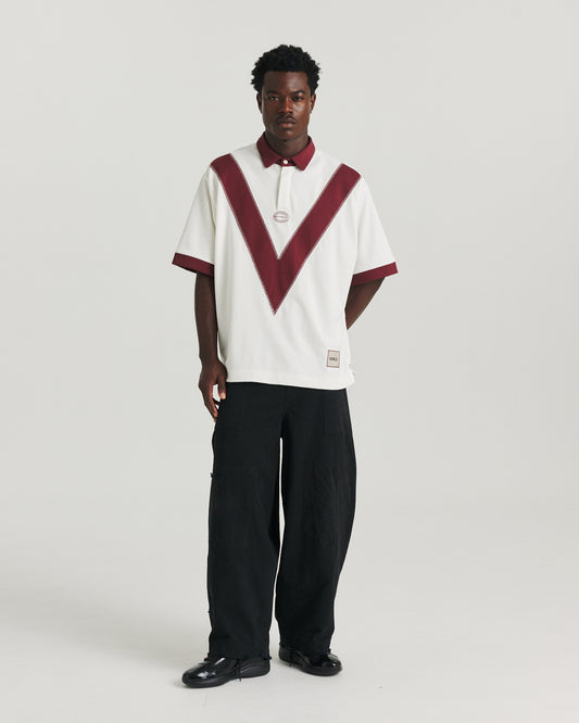 Chevron Rugby - Off White