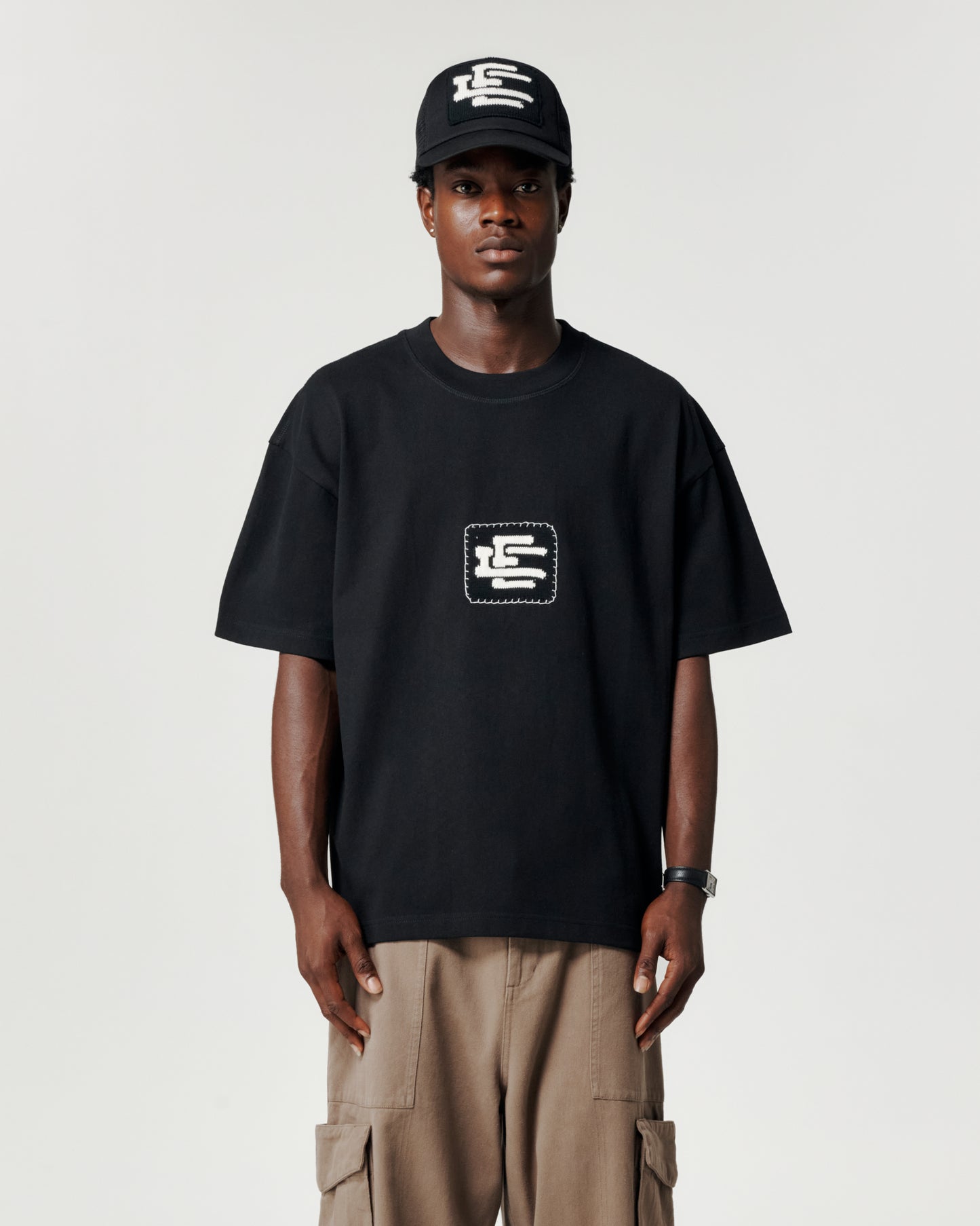 Knit Mono Tee - Black