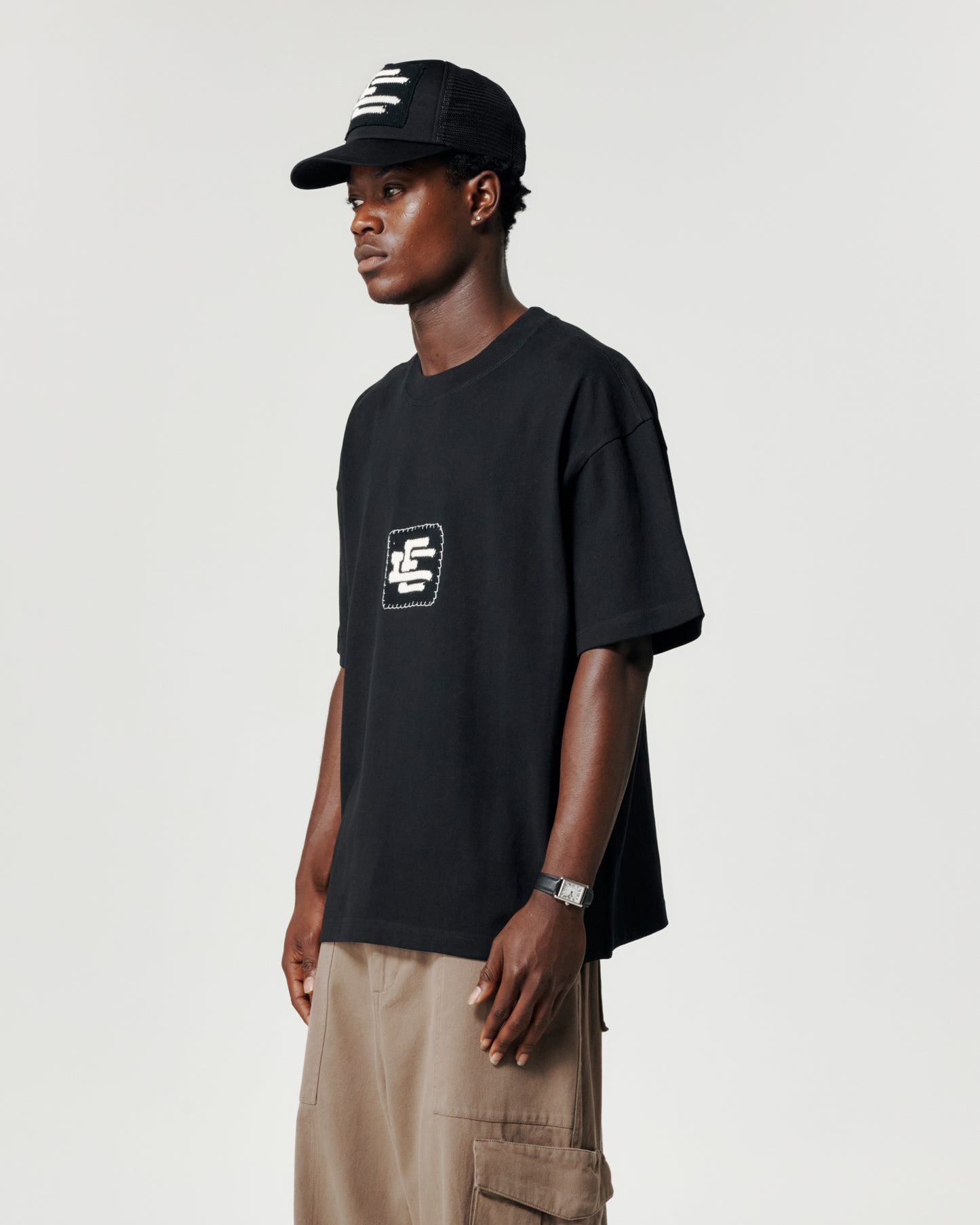 Knit Mono Tee - Black