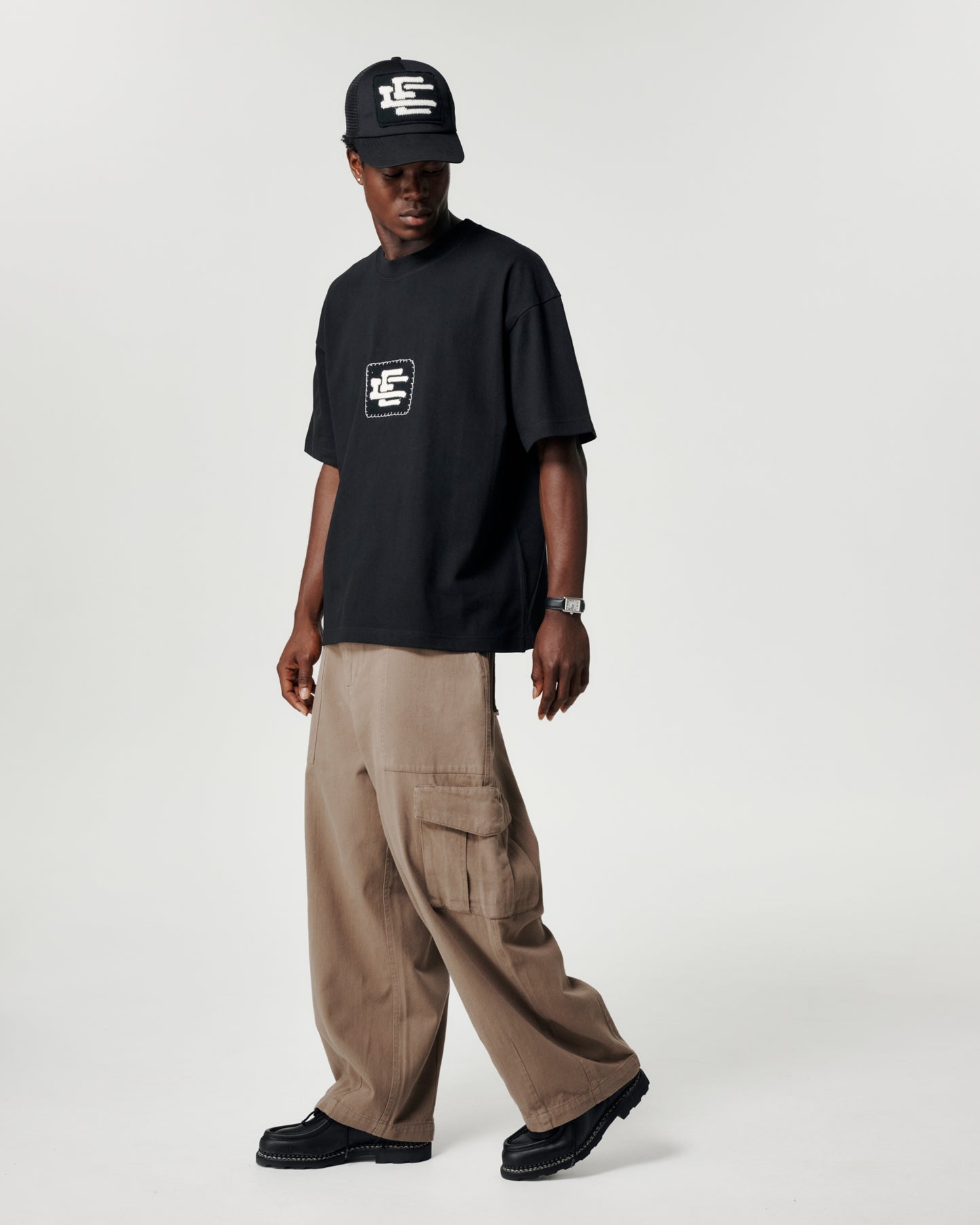 Knit Mono Tee - Black