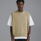 Distressed Knit Tank - Wheat