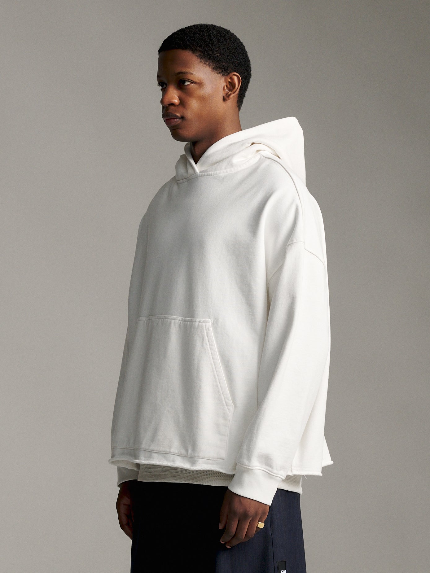 Felt Hood - White