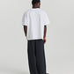 Relax Pant - Navy/Silver Pinstripe