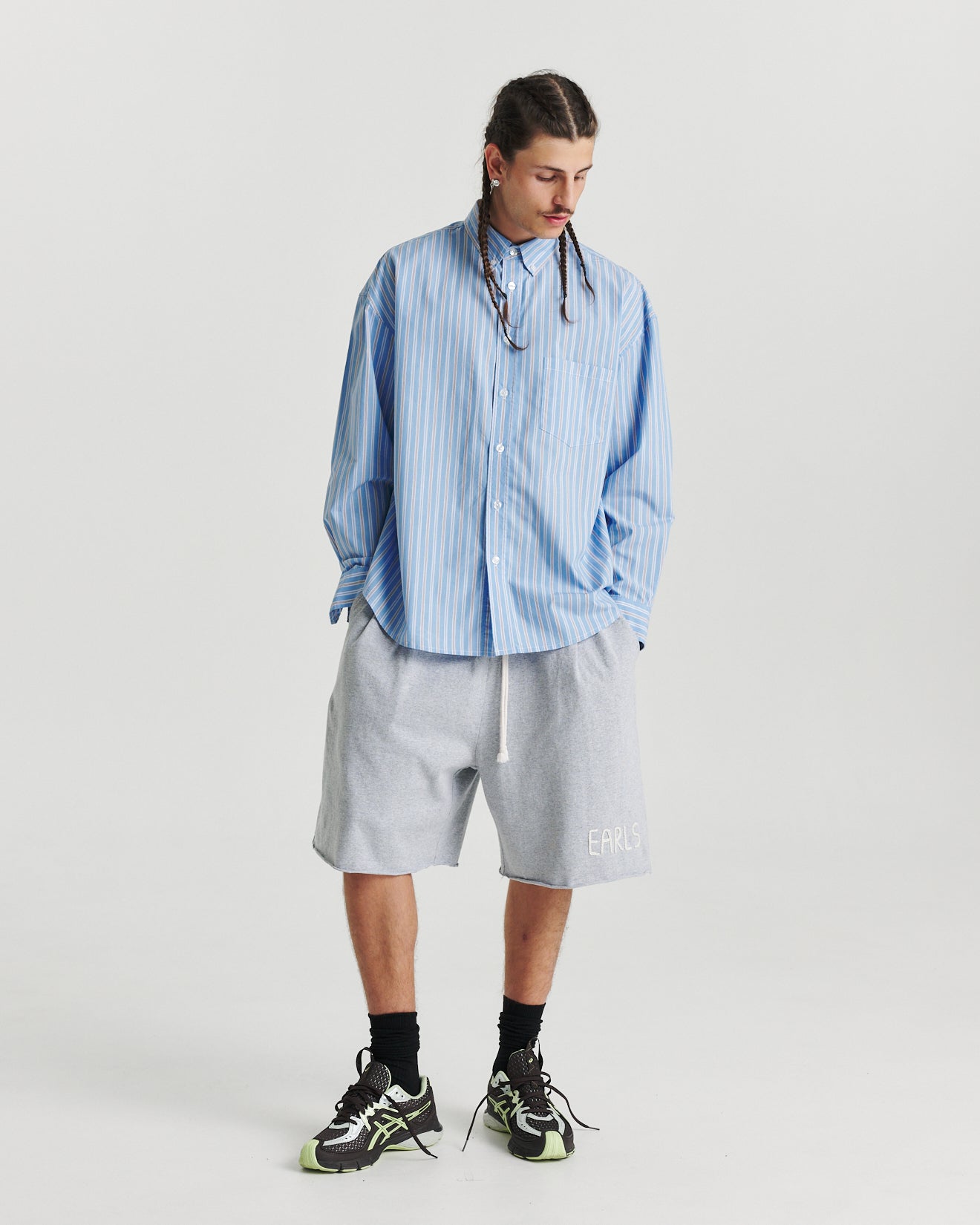 Jersey Easy Short - Grey Marle