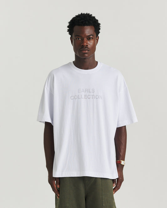 Reverse Print Tee - White