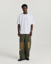 Reverse Print Tee - White