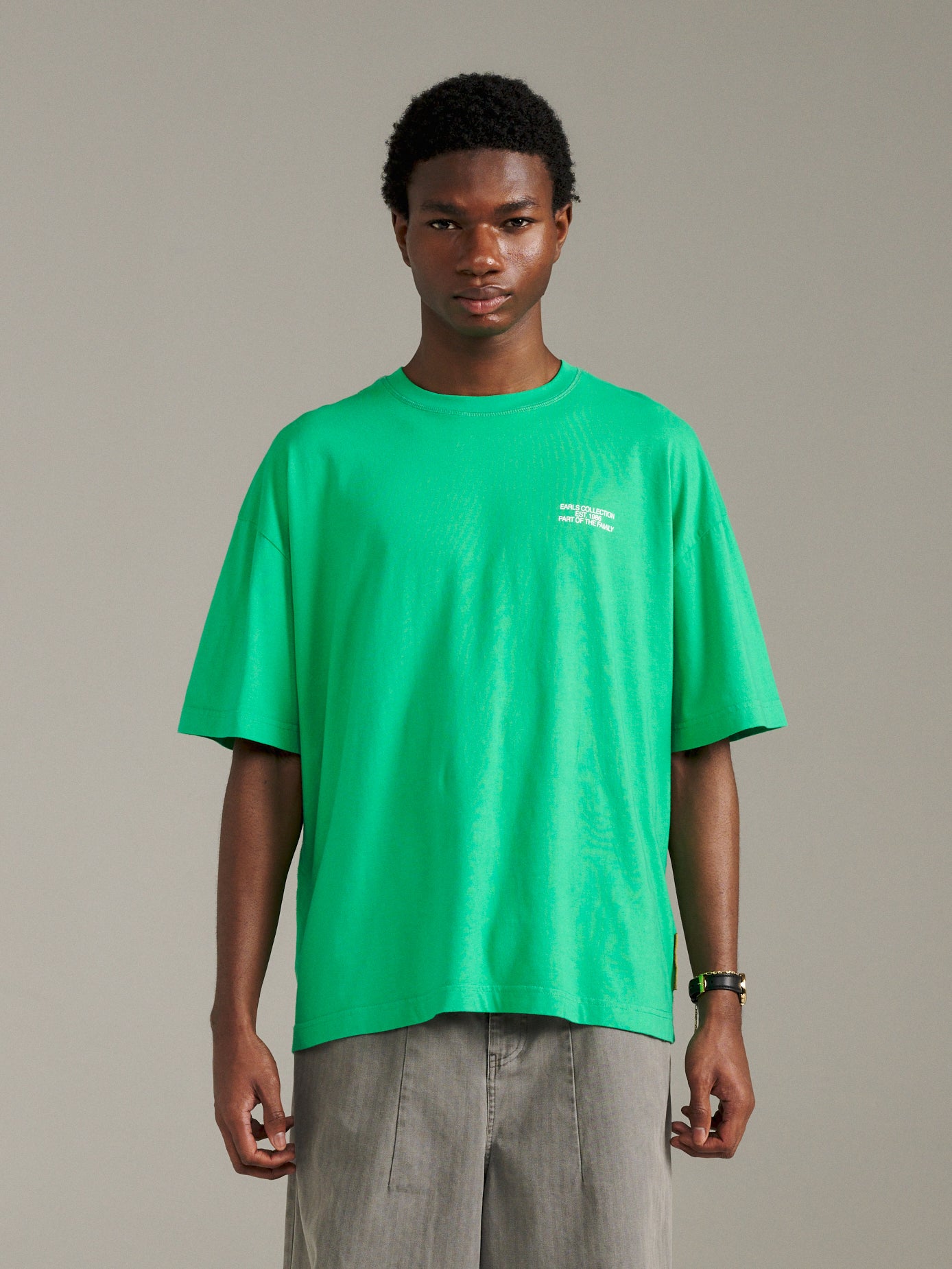 Inverted Tee - Bright Green