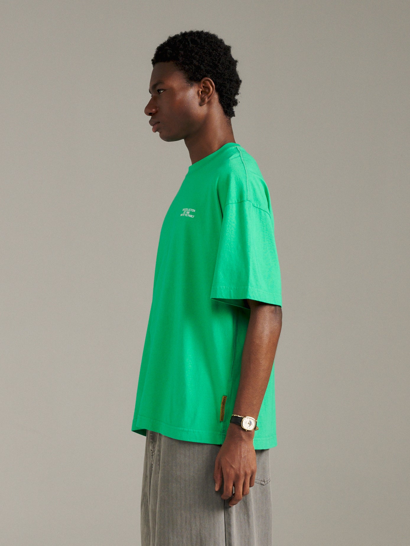 Inverted Tee - Bright Green