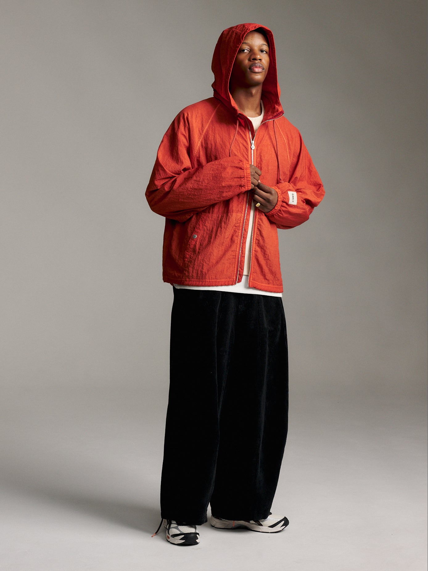 Nylon Zip Hood - Brick – Earls Collection