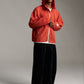 Nylon Zip Hood - Brick