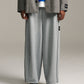 Piped Relax Pant - Dark Grey Marle