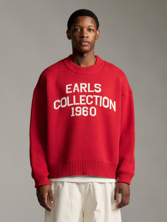 Association Knit - Brick/Cream