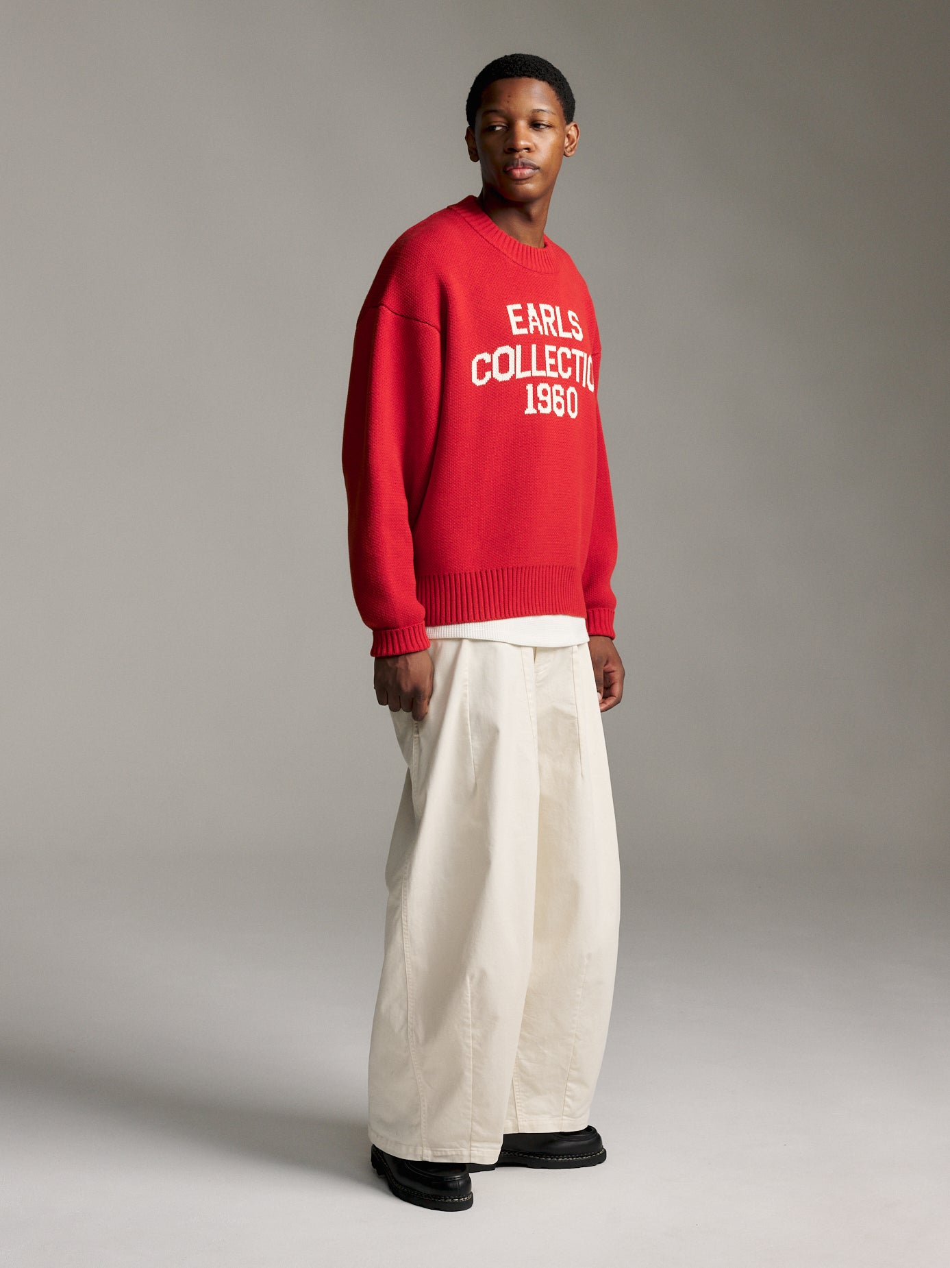 Association Knit - Brick/Cream