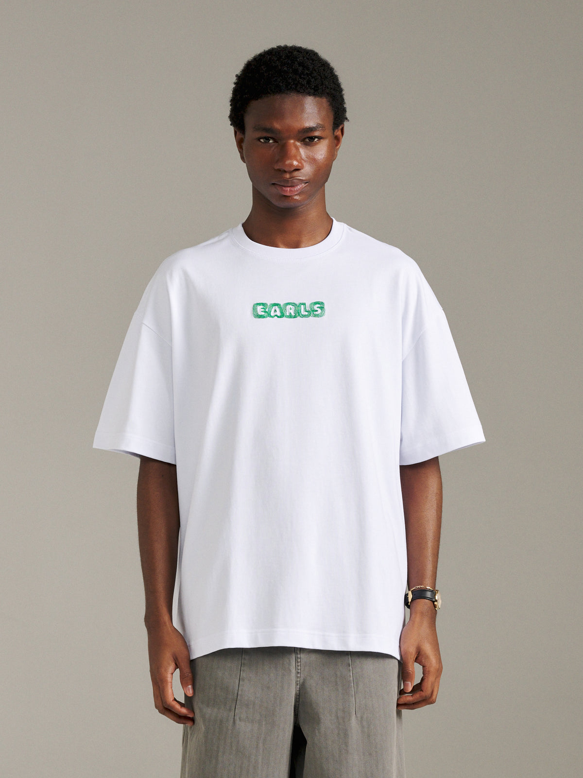 Fine Thread Tee - White