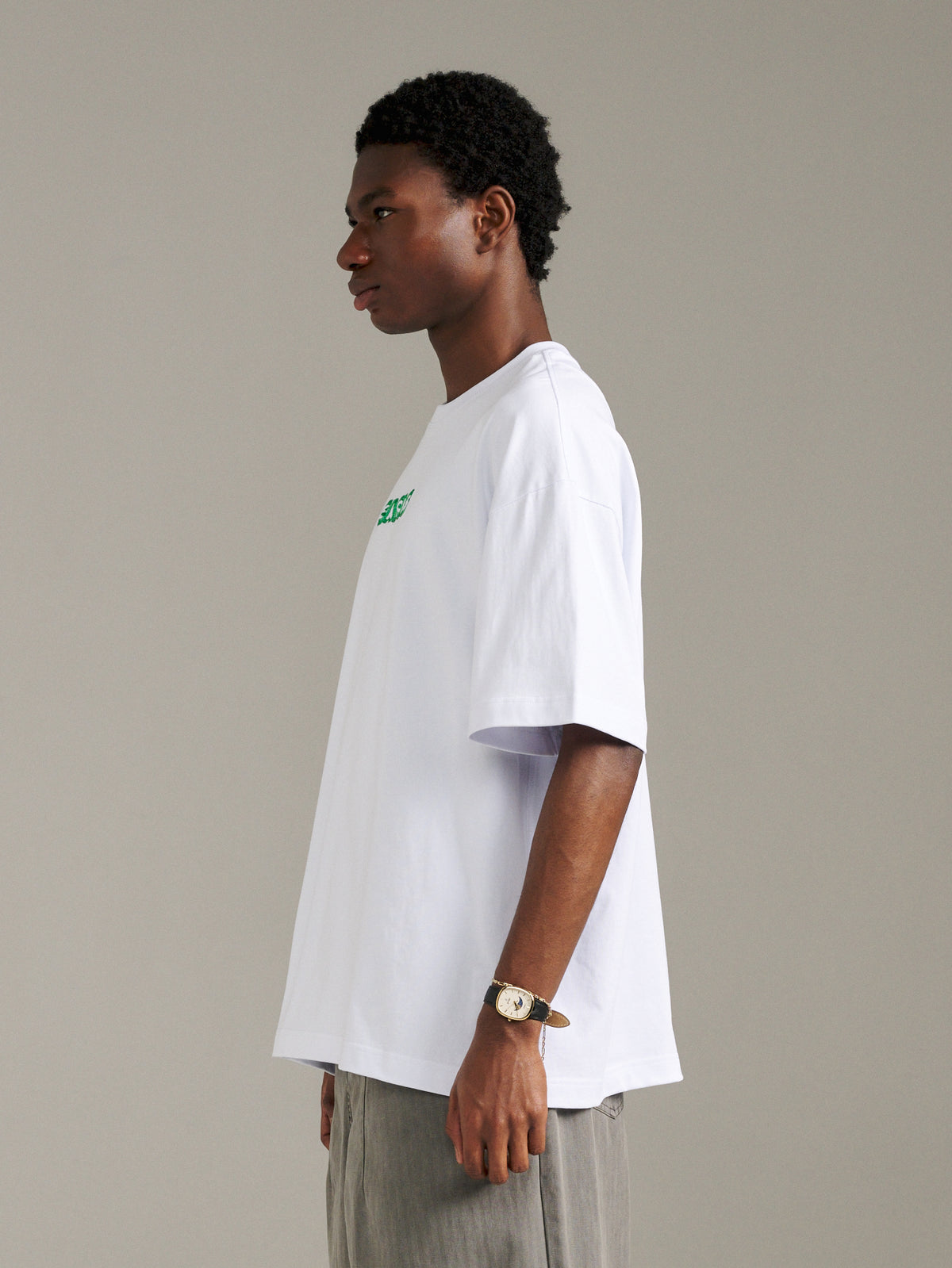 Fine Thread Tee - White
