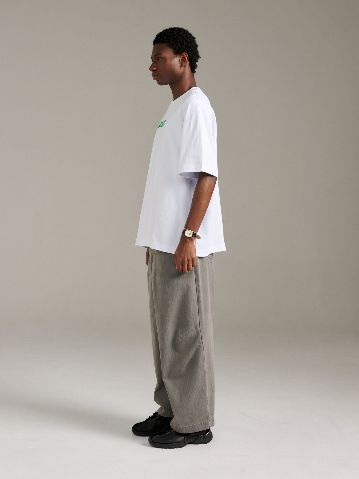 Fine Thread Tee - White
