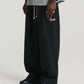 Cotton/Linen Easy Pant - Black