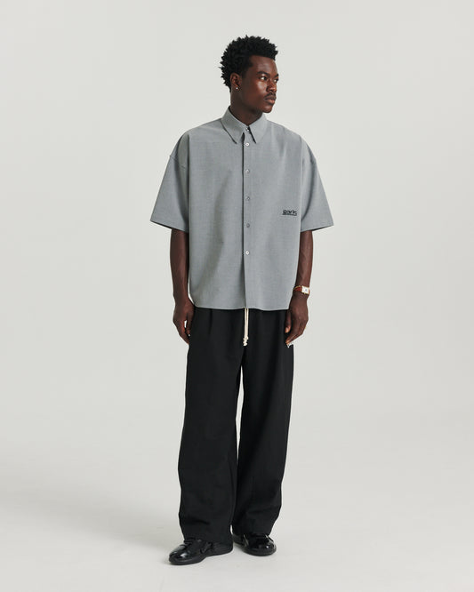 Cotton/Linen Easy Pant - Black