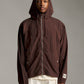 Nylon Zip Hood - Chocolate