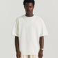 Felt Tee - Off White/Brown