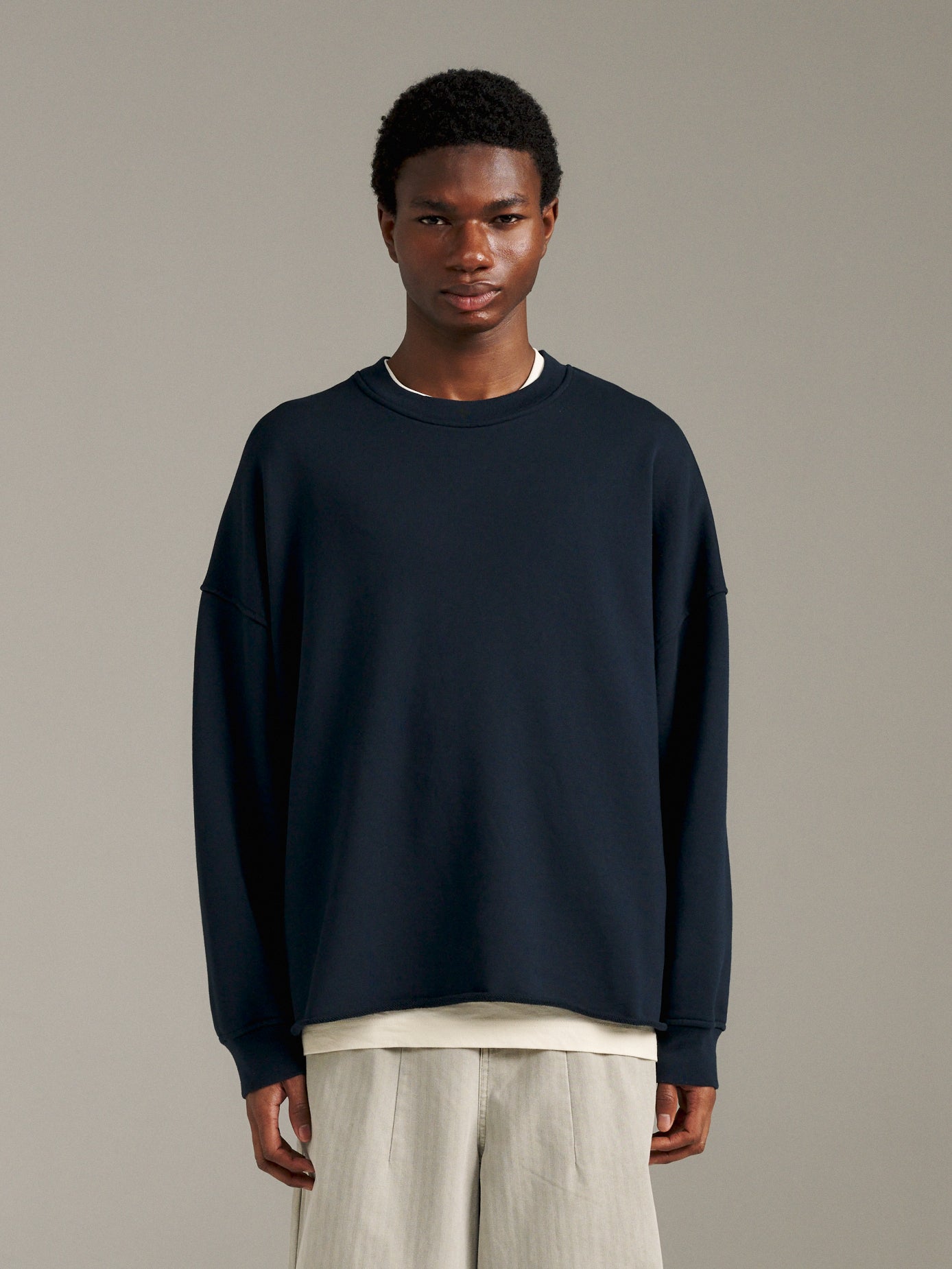 Raw Edge Crew - Navy