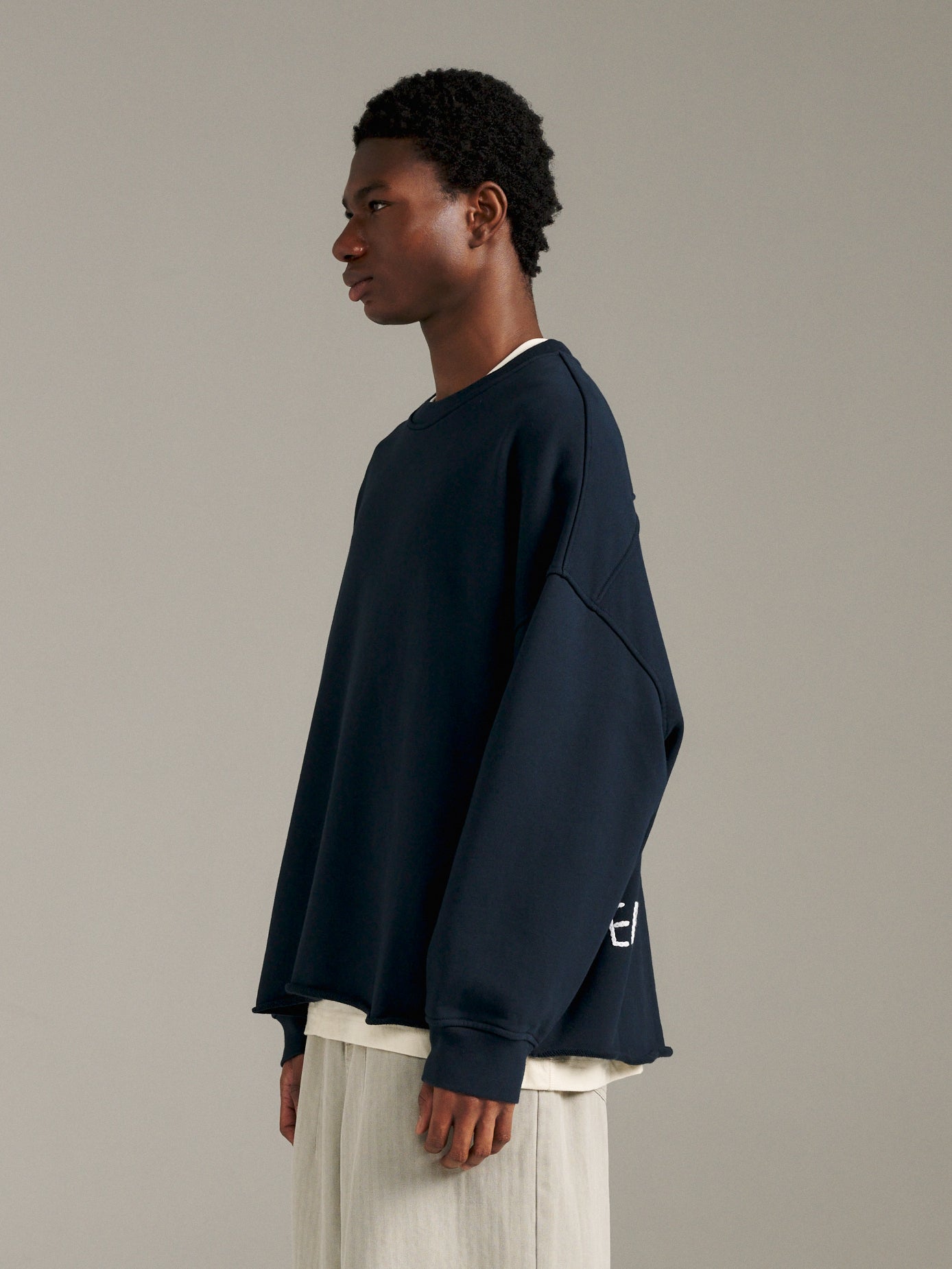 Raw Edge Crew - Navy