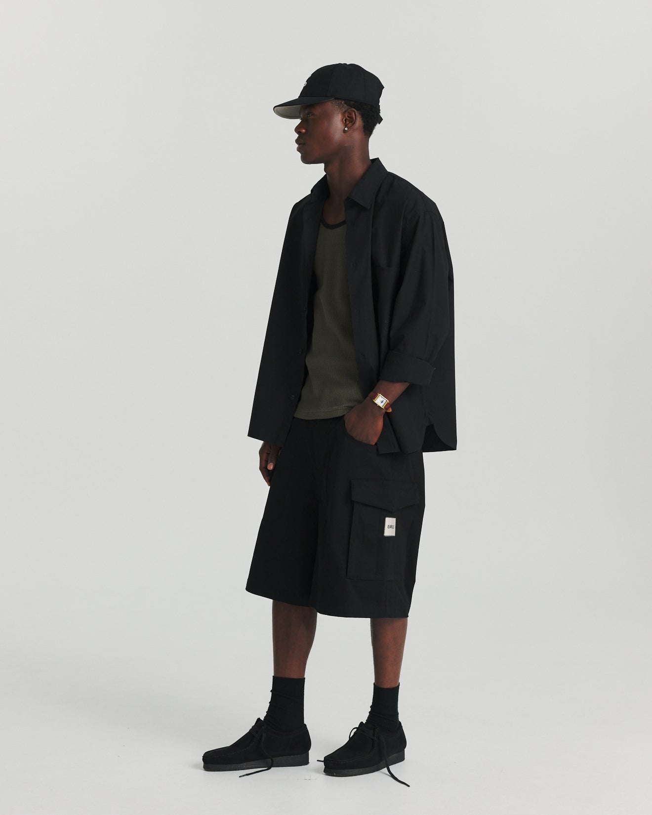 Cargo Charlie Short - Black