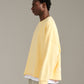 Raw Edge Crew - Pale Yellow