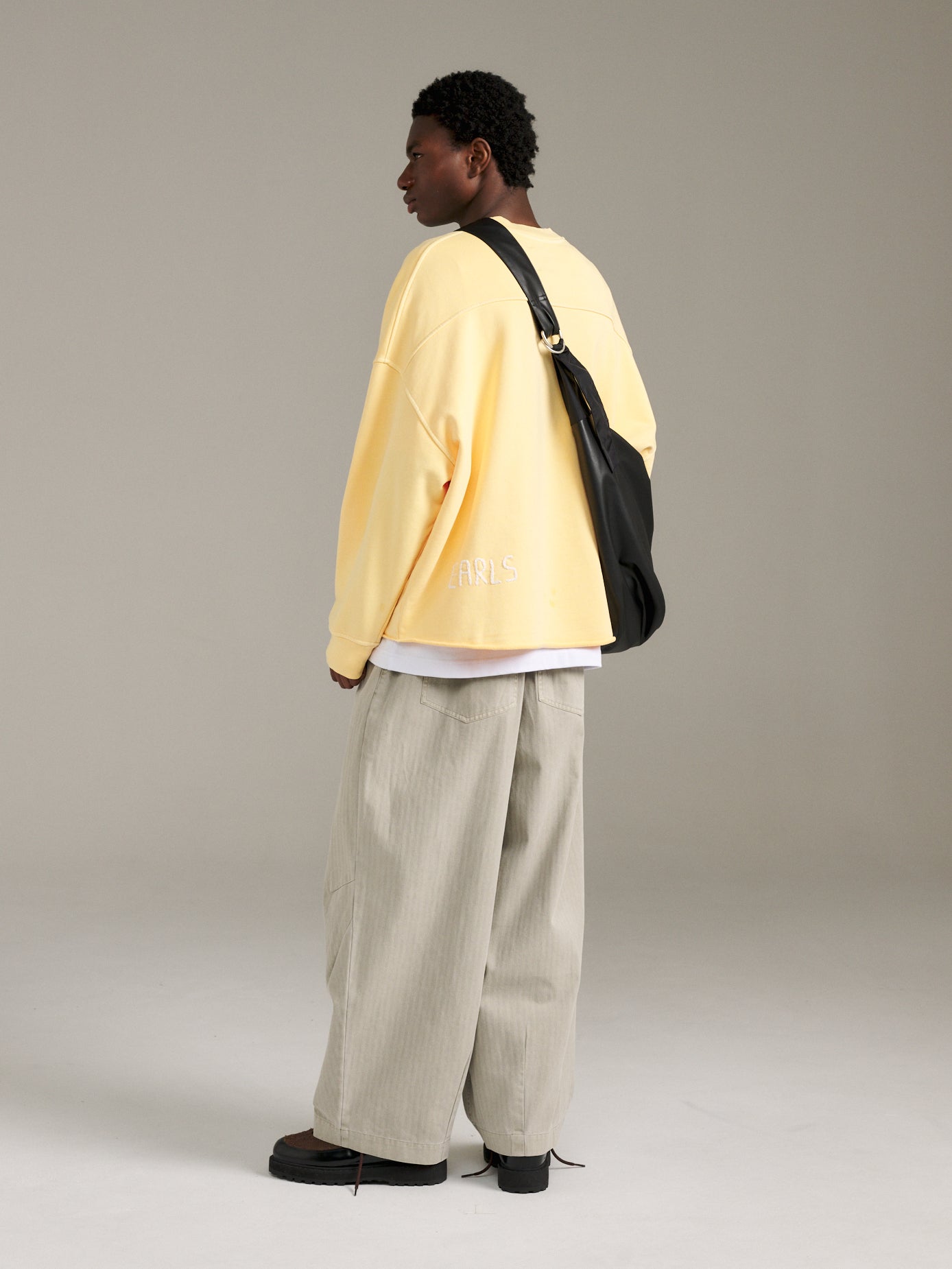 Raw Edge Crew - Pale Yellow