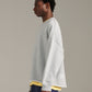 Raw Edge Crew - Grey Marle