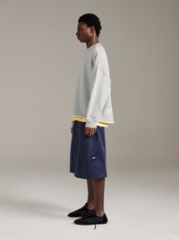 Raw Edge Crew - Grey Marle